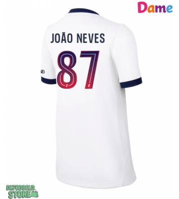 Paris Saint-Germain Joao Neves #87 Replika Udebanetrøje Dame 2026-27 Kortærmet